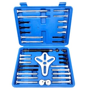 Hihnapyörän / vauhtipyörän ulosvedin.