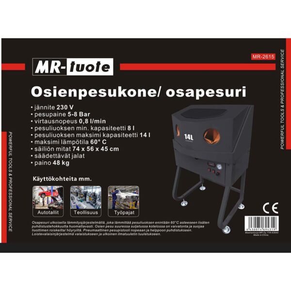 Osienpesukone lämmityksellä 14 litraa - Image 3