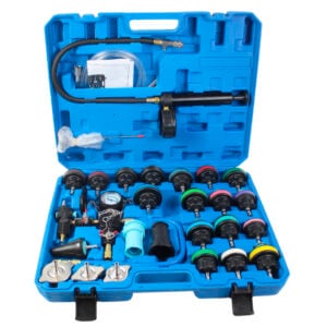 28-osainen jäähdytysjärjestelmän painetesti.