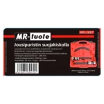 Jousipuristin suojakiskolla