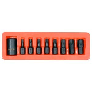 TORX-kärkisarja 1/2″ T30–T70, 9 osaa, Yato YT-10664