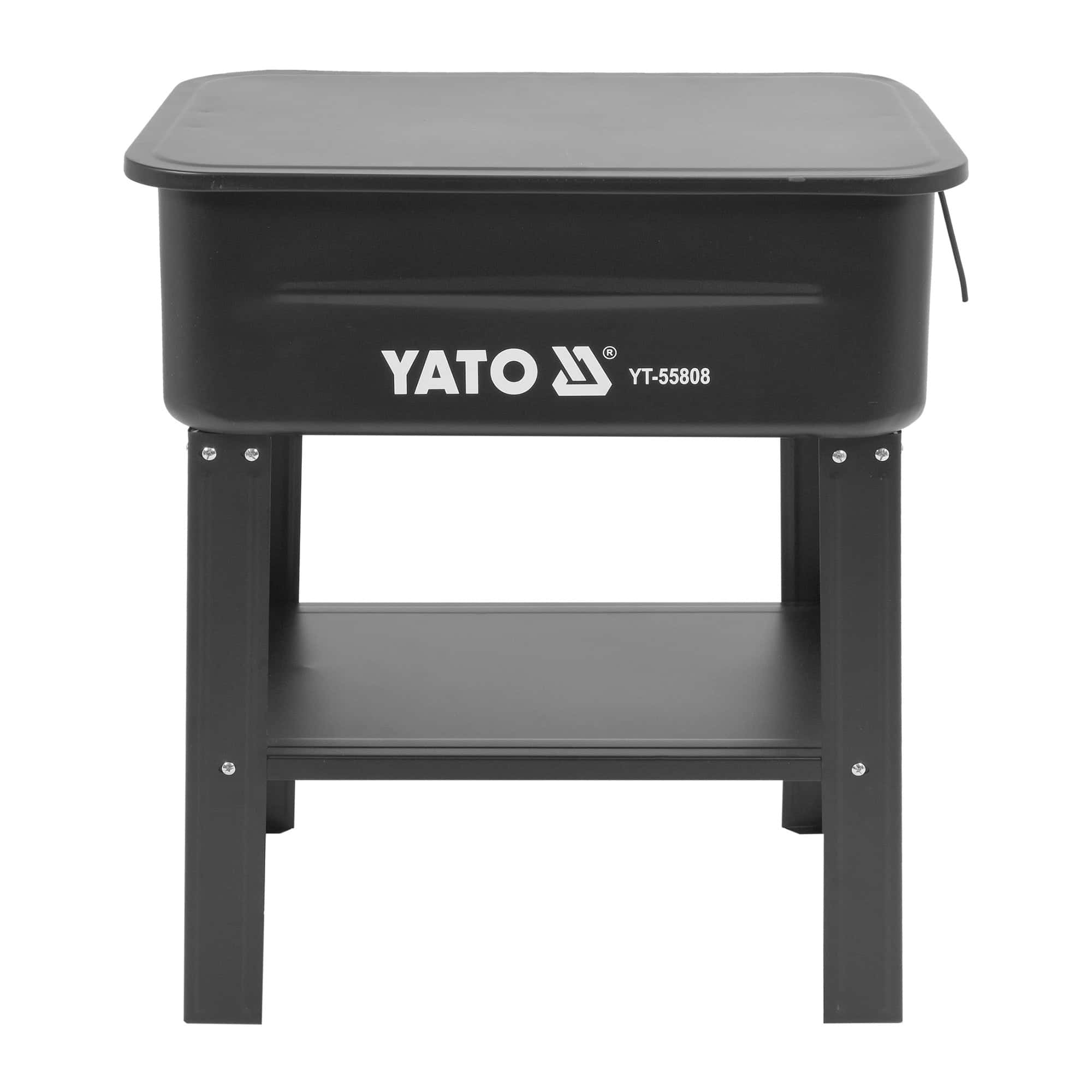 Yato YT-55808 osienpesuallas 80 l: edestä, kansi suljettuna