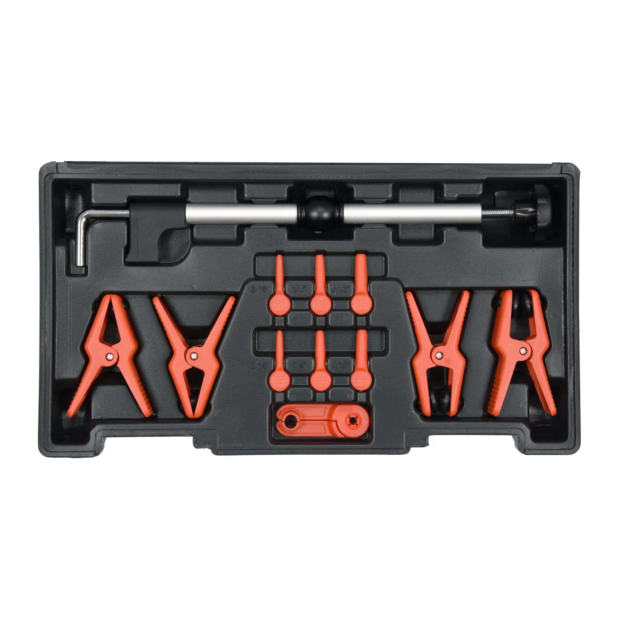 Polttoainelinjan sulkupihtisarja 12 osaa, Yato - Image 2