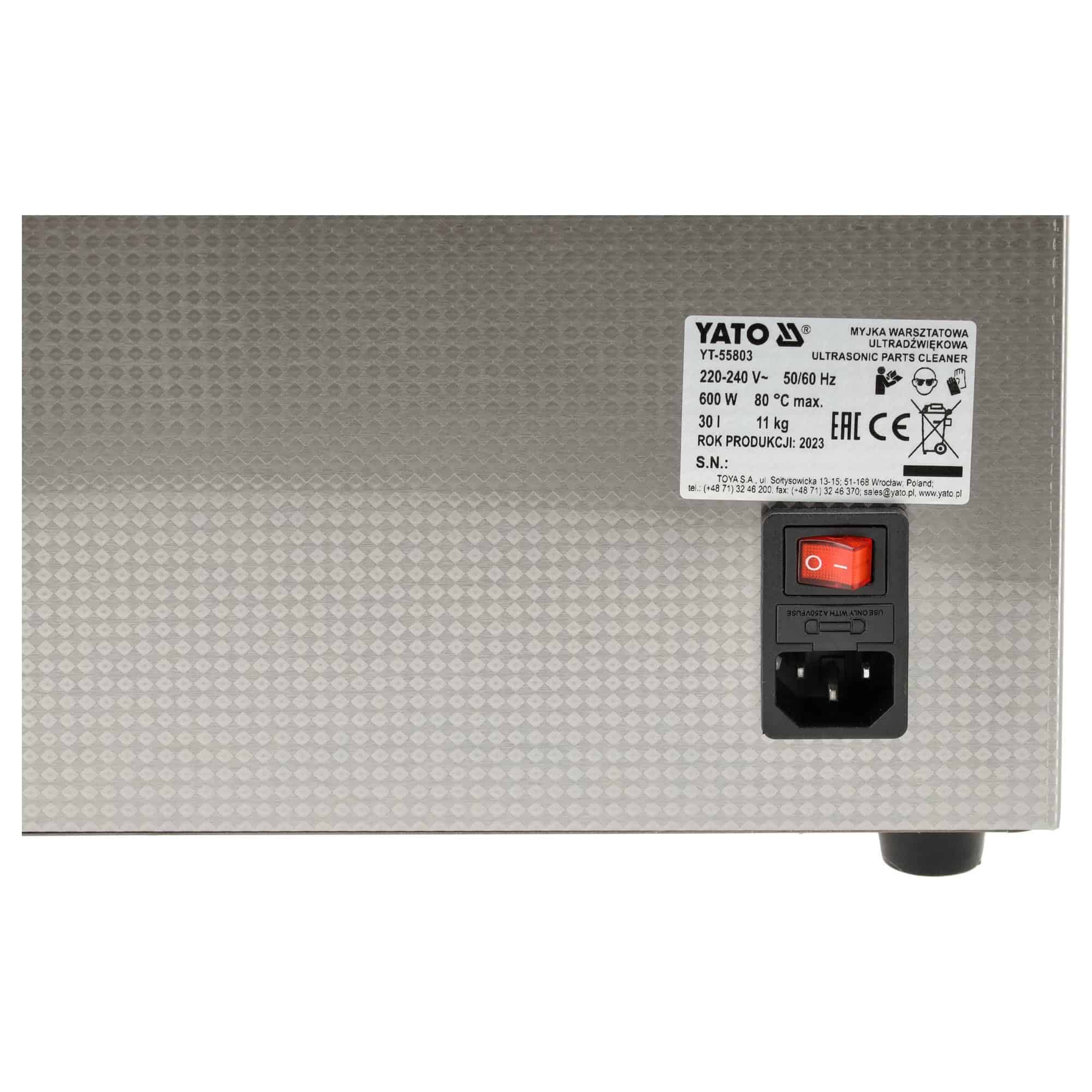 Ultraäänipesuri 30 L, Yato - Image 8