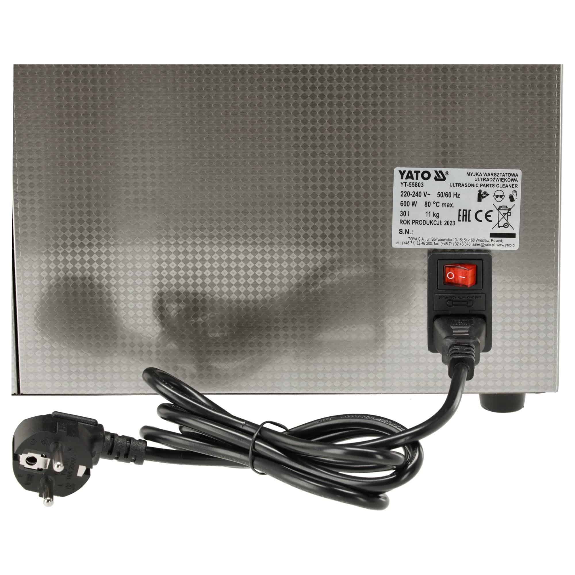 Ultraäänipesuri 30 L, Yato - Image 12
