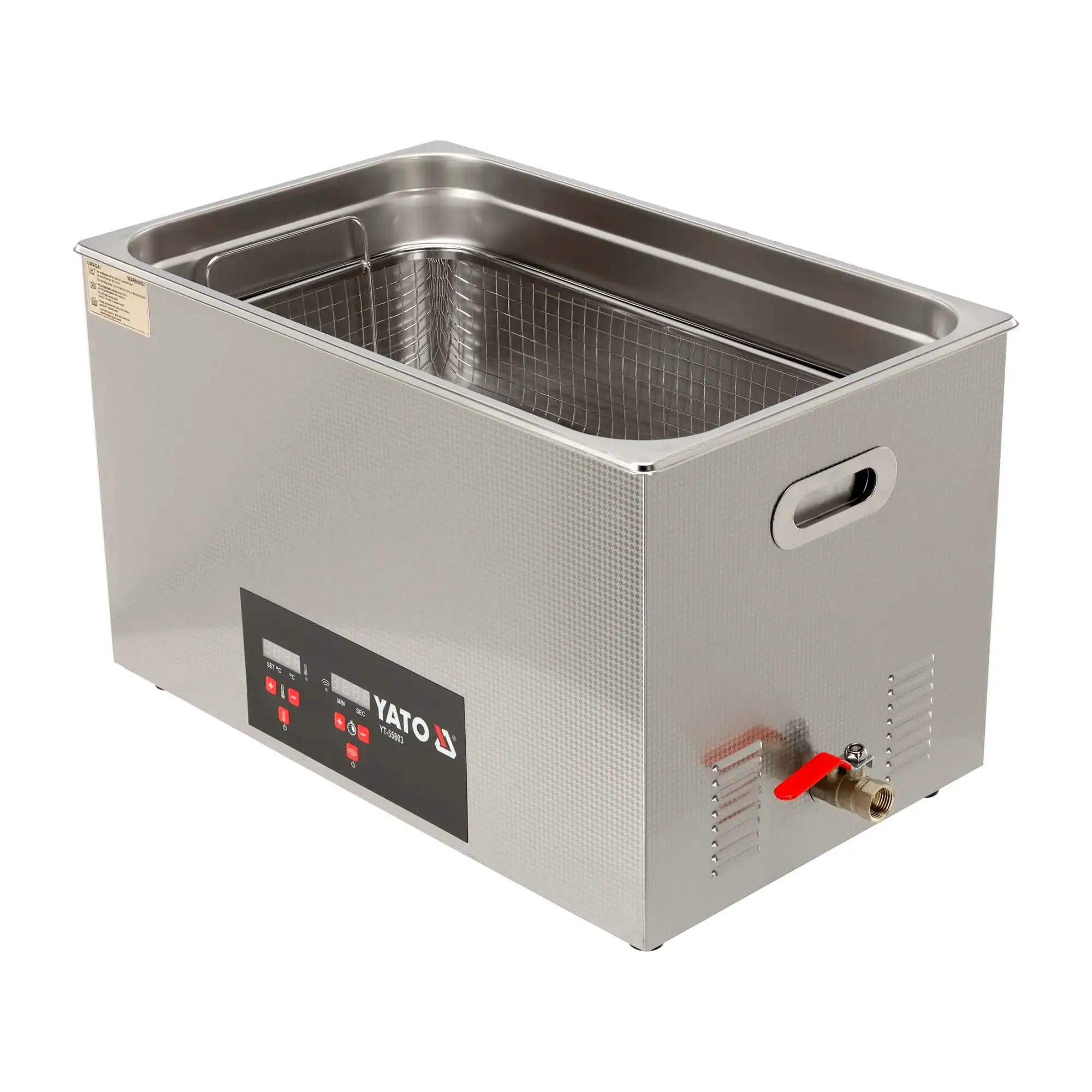 Ultraäänipesuri 30 L, Yato - Image 2