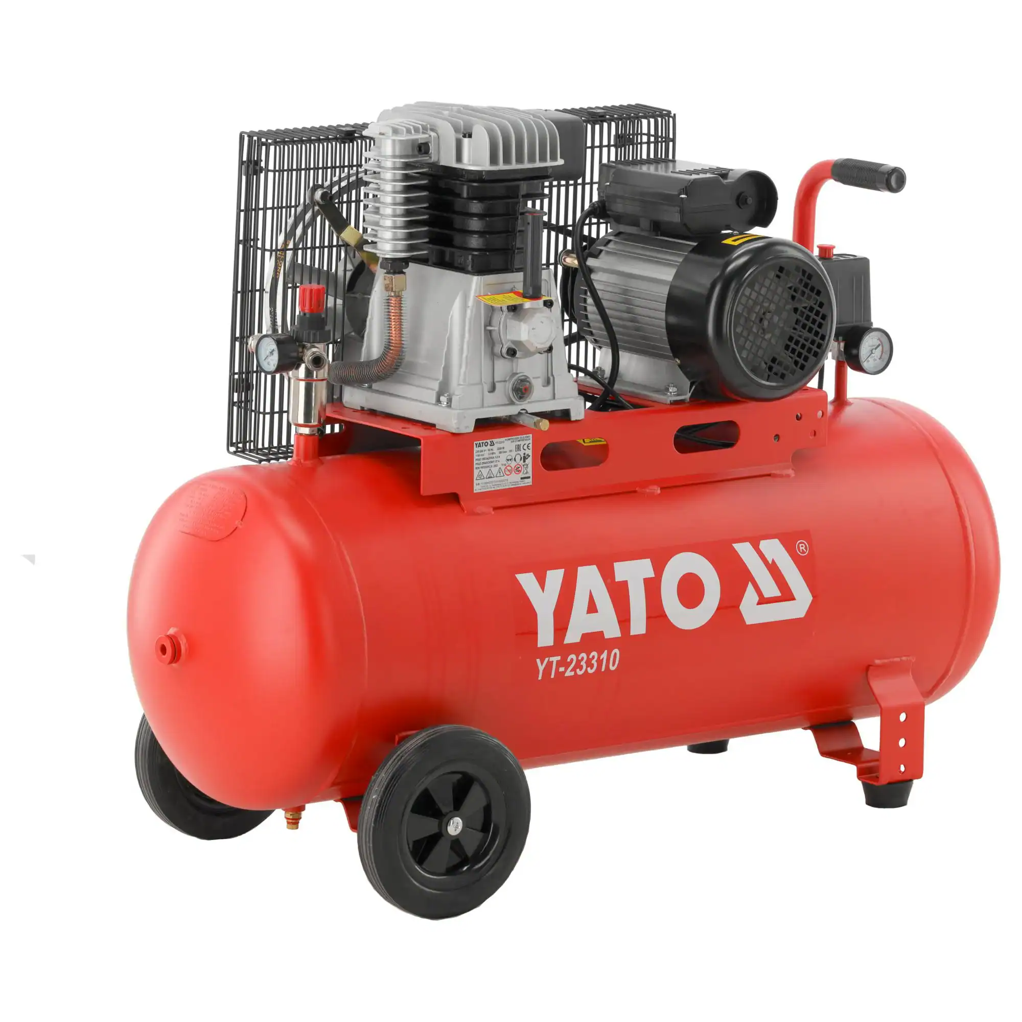 Paineilmakompressori 100 L (hihnaveto), Yato - Image 2