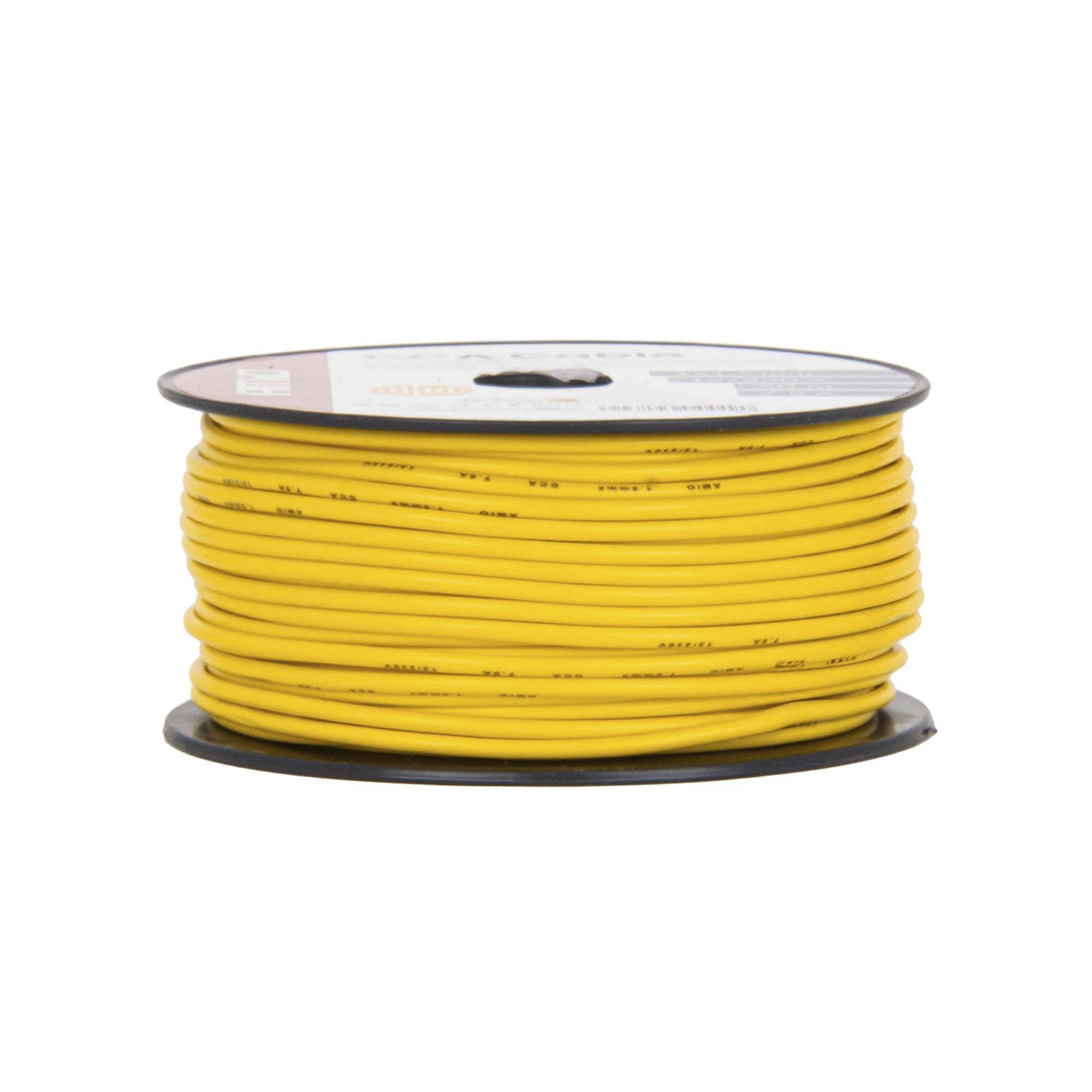 Sähkökaapeli keltainen 1×1.5mm2 50m, Amio - Image 3