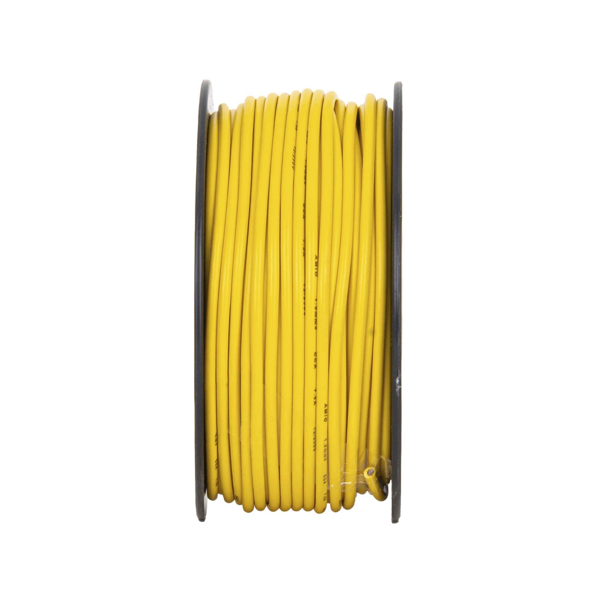 Sähkökaapeli keltainen 1×1.5mm2 50m, Amio - Image 4