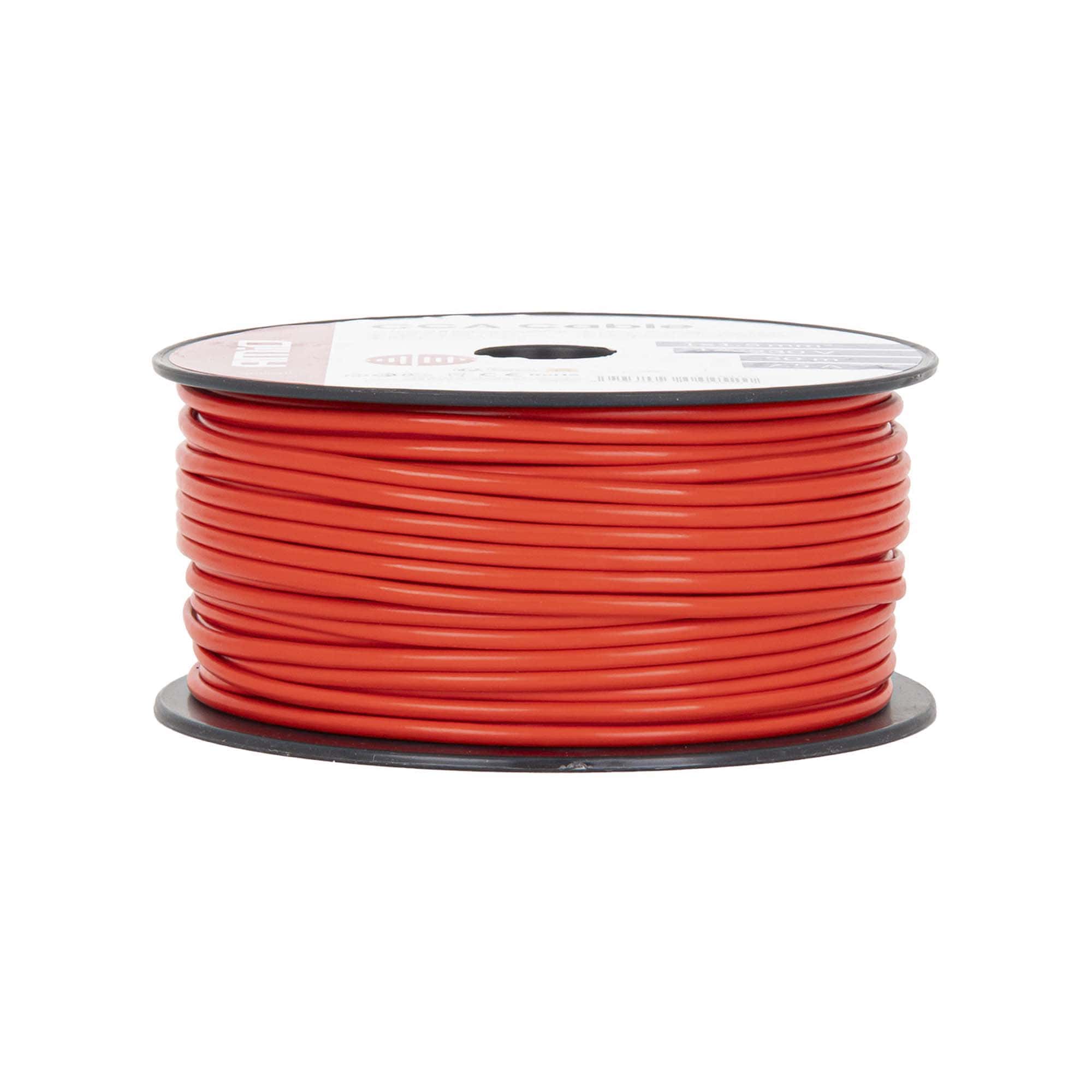 Amio 04452 punainen CCA-sähkökaapeli 1 × 1,5 mm², 50 metrin kela