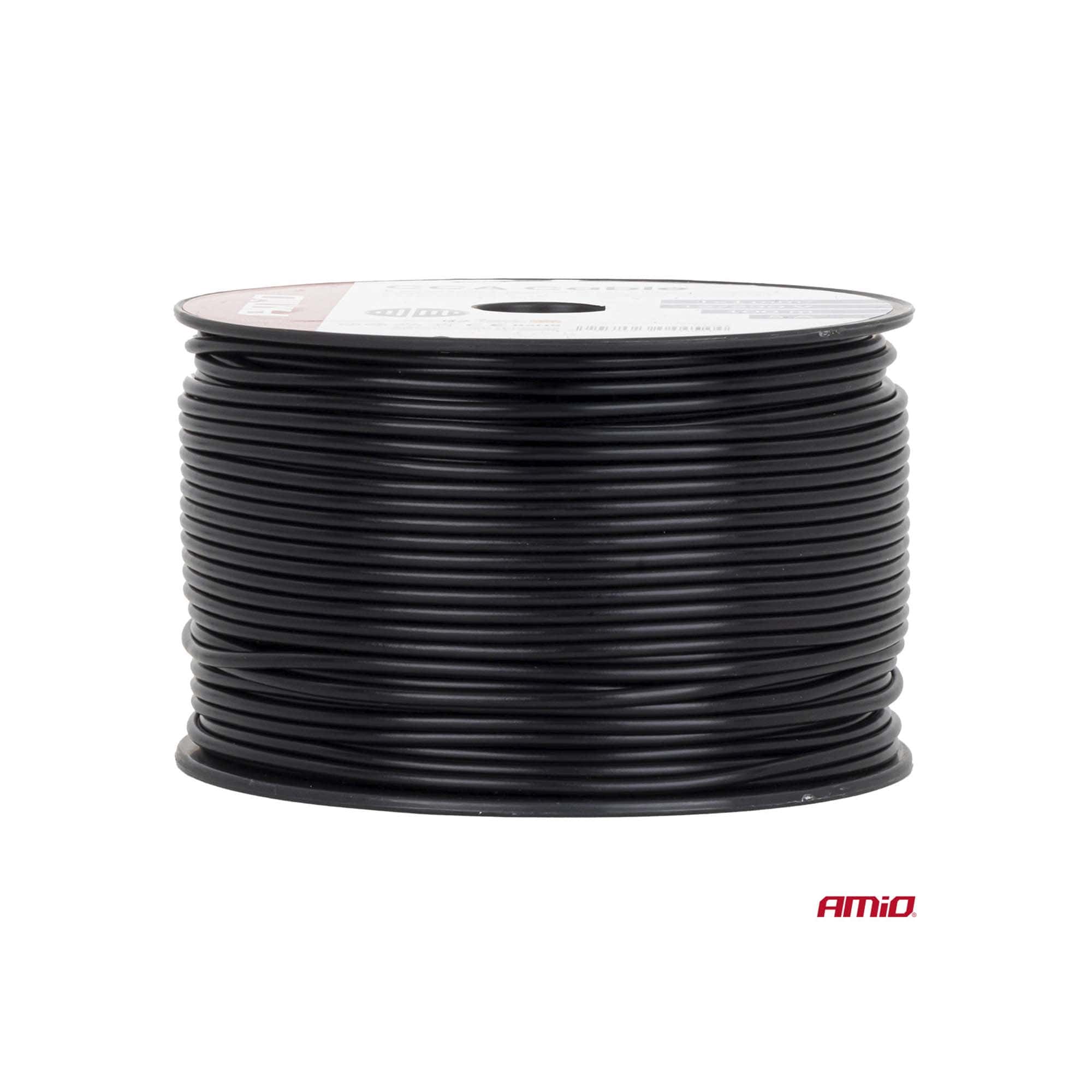 Sähkökaapeli musta 1 × 1 mm², 100 m, Amio - Image 3