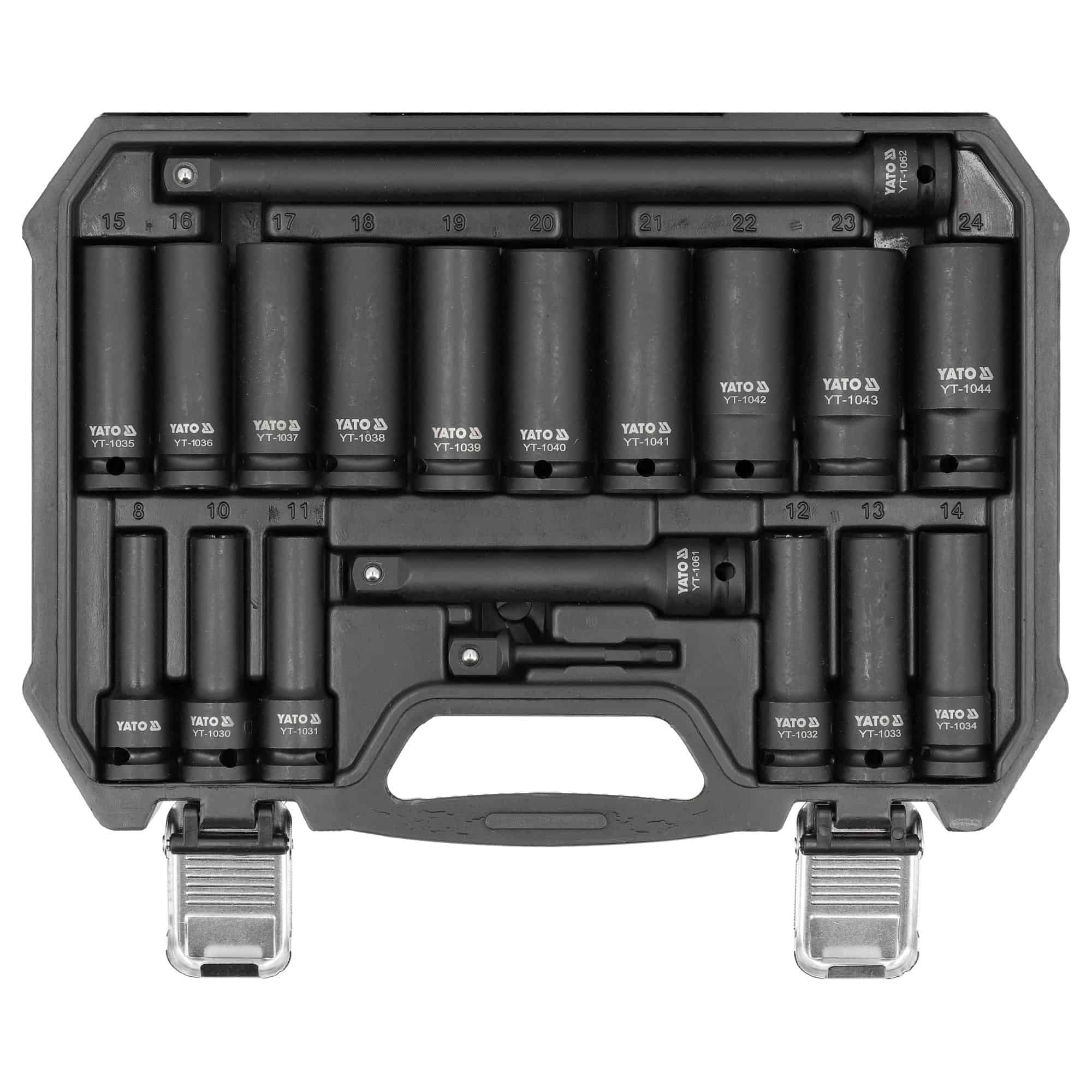 Voimahylsysarja pitkä 8 - 24 mm 1/2", Yato - Image 2