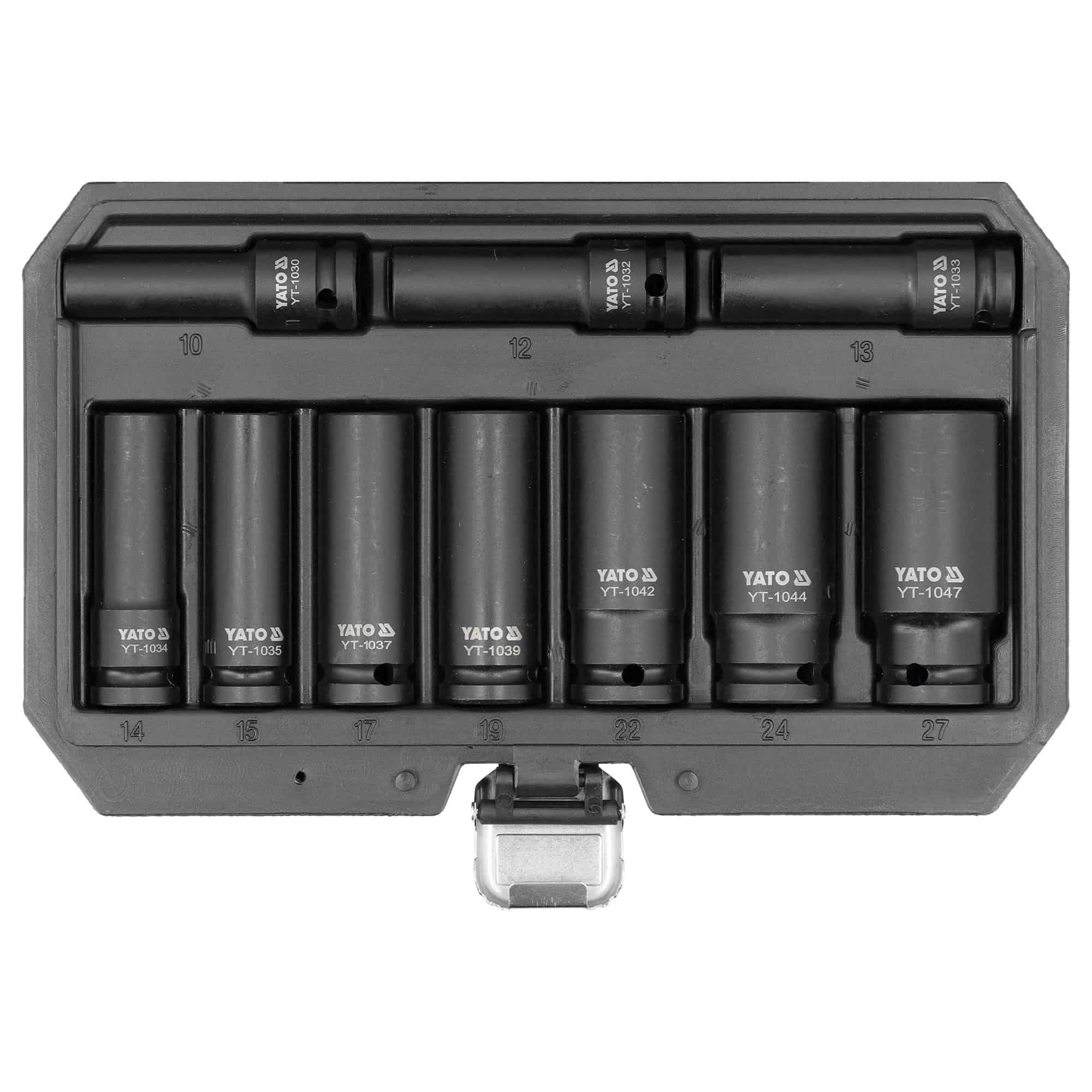Voimahylsysarja pitkä 10 - 27 mm 1/2", Yato - Image 2