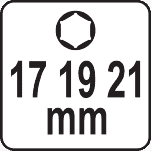 Vannehylsysarja 1/2″ 7 osaa, Yato