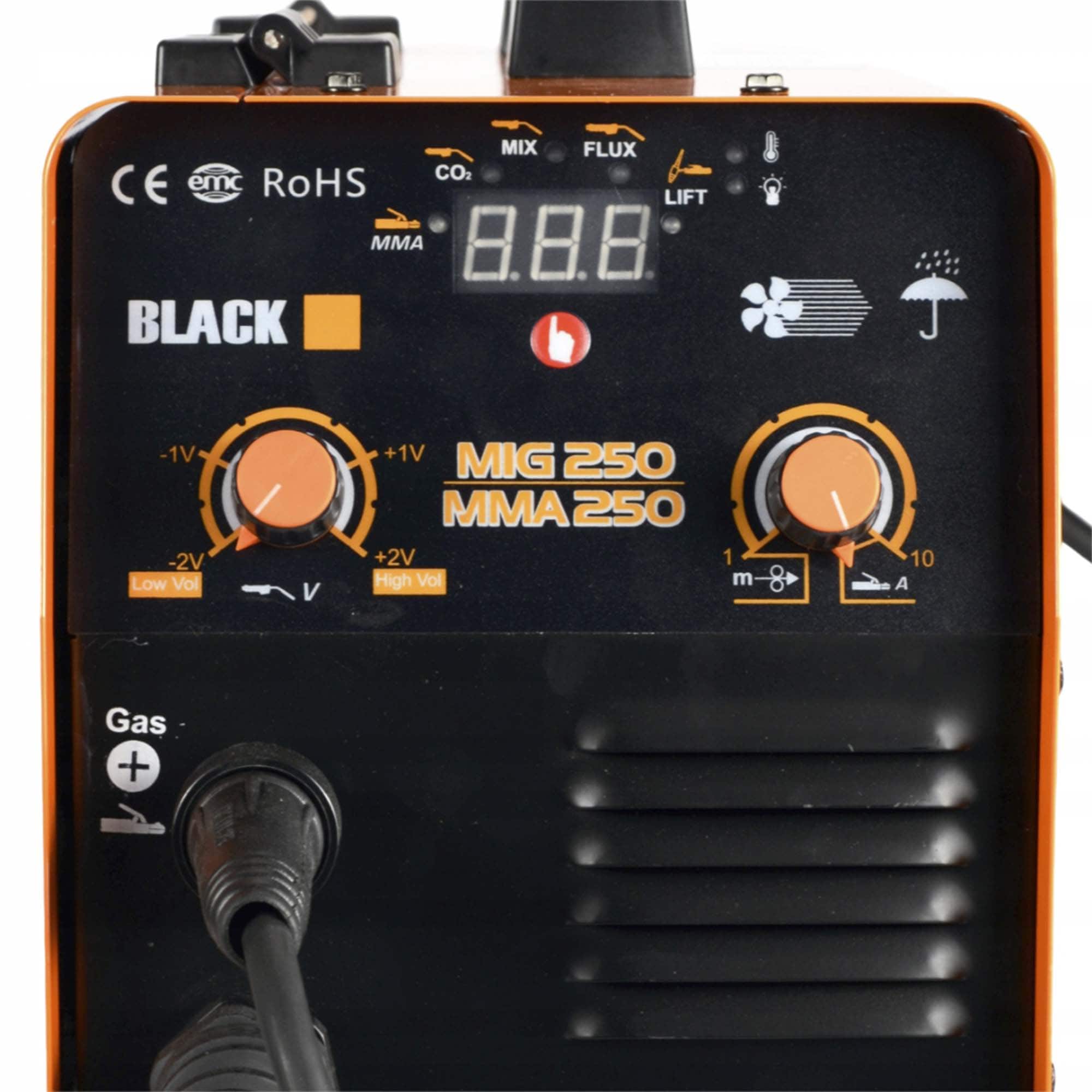 Hitsauskone MIG / MAG / FLUX / MMA, Black - Image 3
