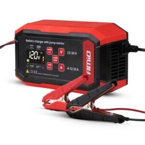 Akkulaturi digitaalinen BOOST max. 25A 12/24V, Amio