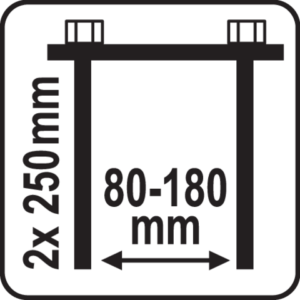 Laakerin ulosvedinsarja 75–105 mm, Yato