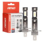 LED-ajovalopolttimot H1 60 W 5600 lm, Amio Hybrid
