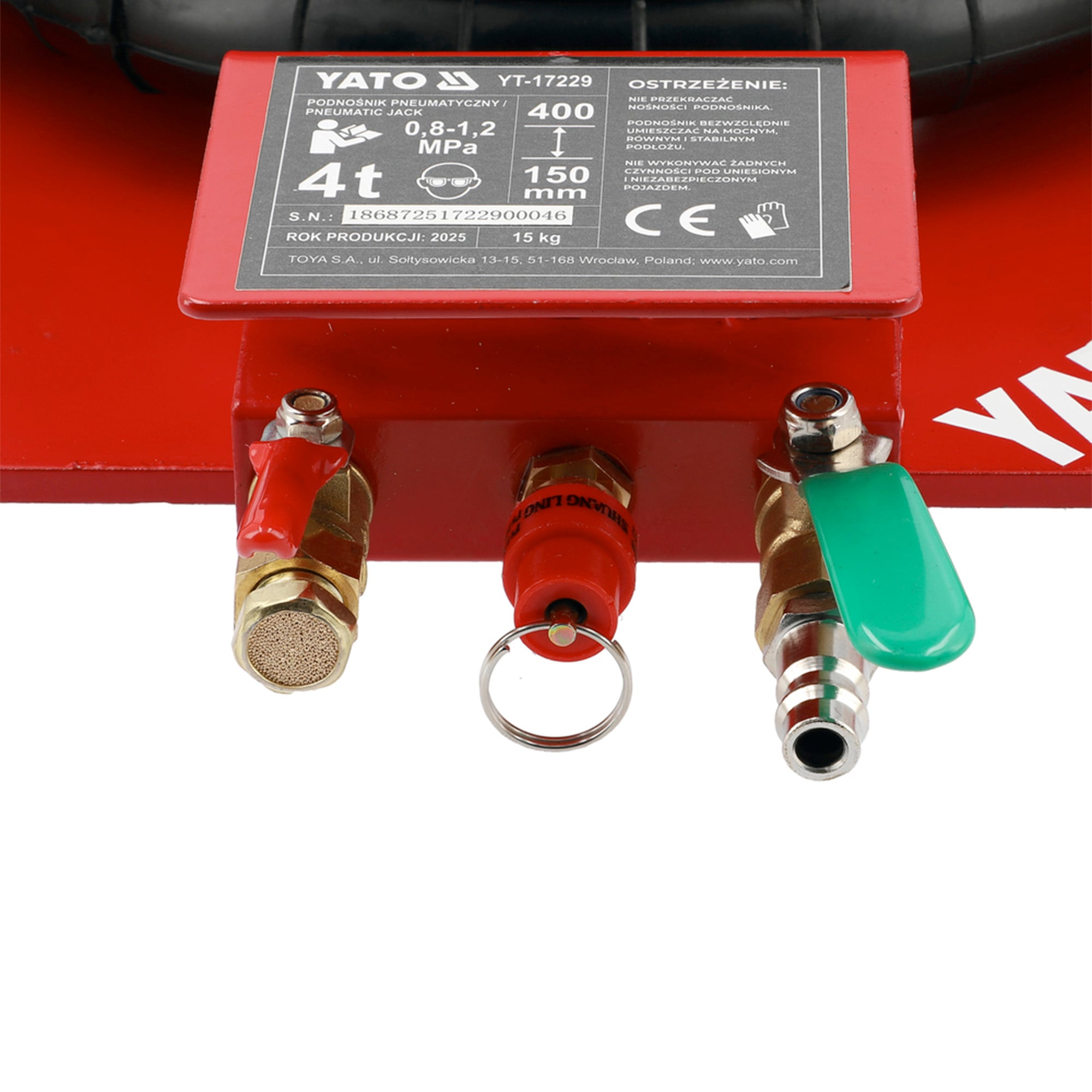 Yato YT-17229 varreton paljetunkki 4000 kg, nostoalue 150–400 mm
