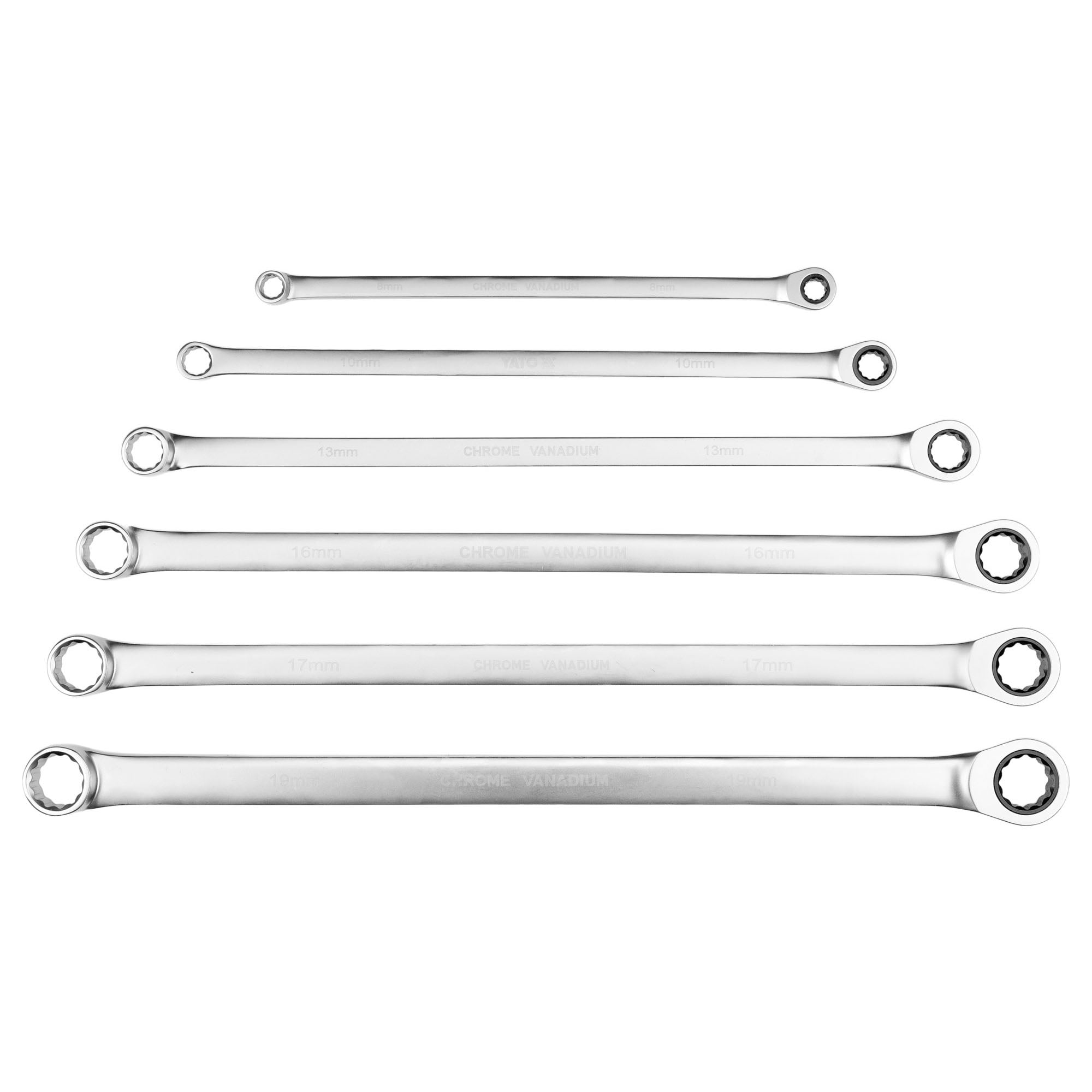 Räikkälenkkisarja 8–19 mm 6 osaa, Yato - Image 4