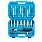 Iskunvaimentimen yläpään hylsysarja 19 osaa, Droma Tools