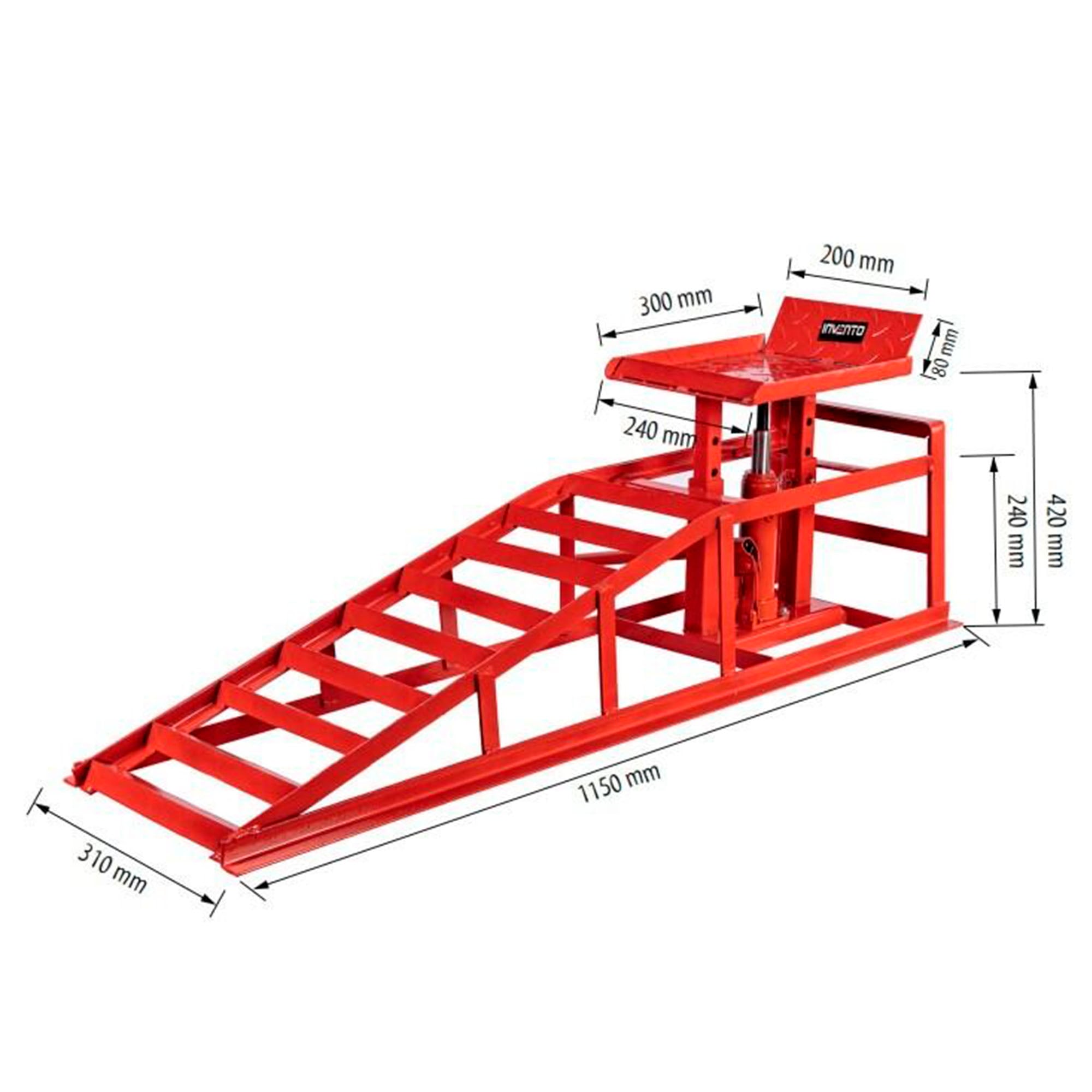 Hydraulinen ajoramppi 2000 kg, Invento - Image 8