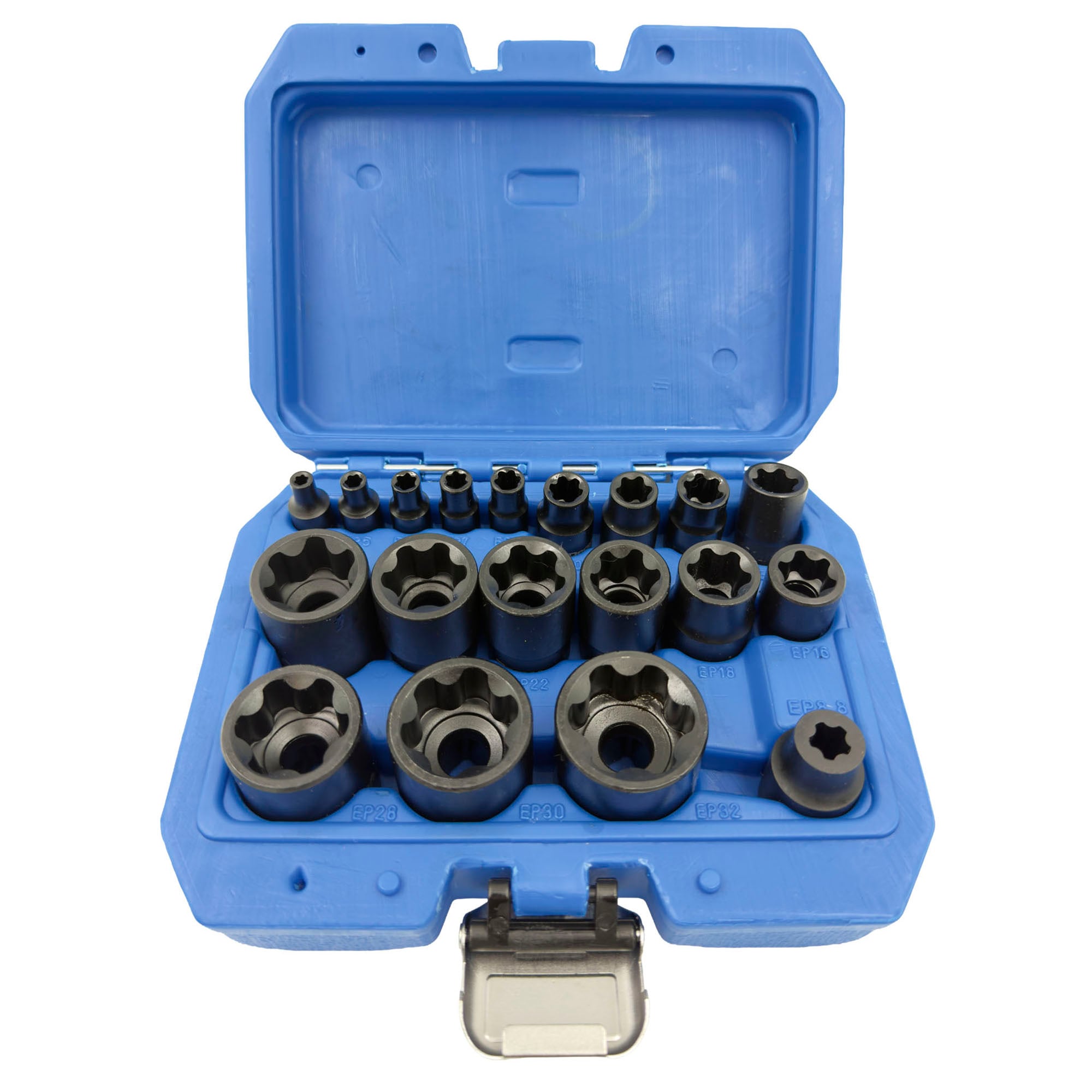 Hylsysarja Torx Plus (EP) Tesla 19 osaa, Droma Tools.