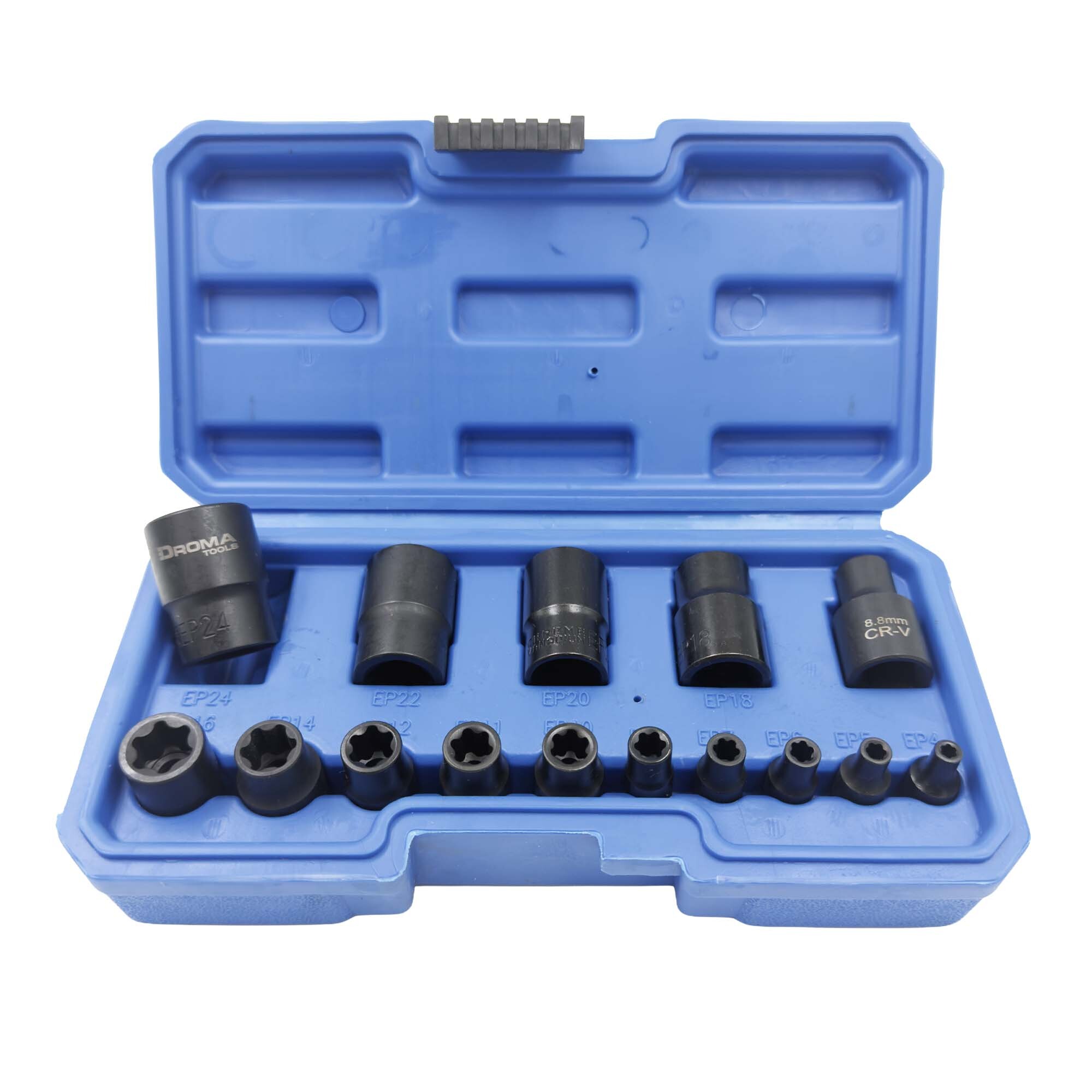 Hylsysarja Torx Plus (EP) Tesla 15 osaa, Droma Tools - Image 3