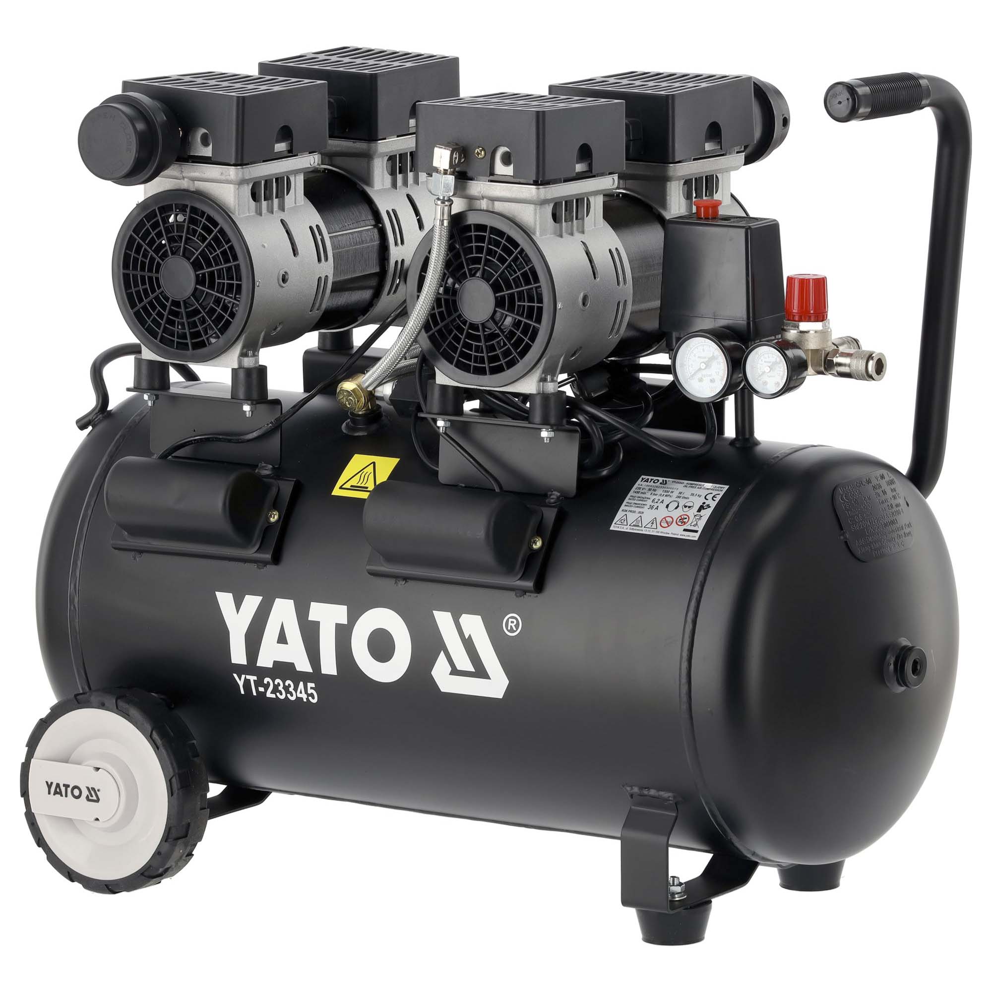 Paineilmakompressori öljytön 50 L, Yato.