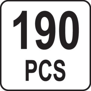 Työkaluvaunu työkaluilla 190 osaa, Yato