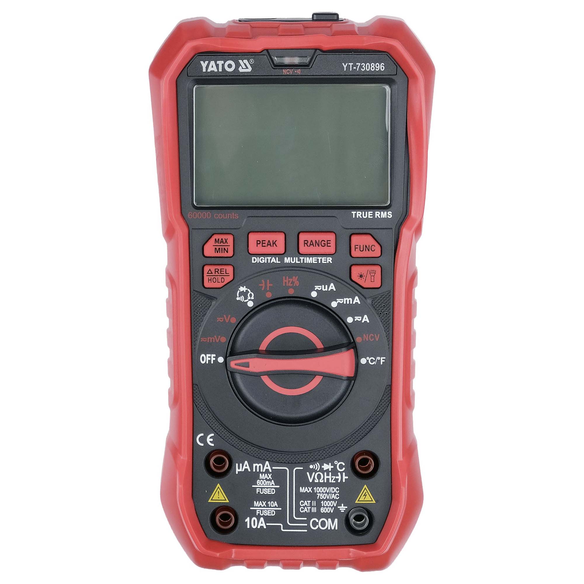 Digitaalinen yleismittari True RMS, 750 V AC / 1000 V DC, Yato YT-730896 - Image 2