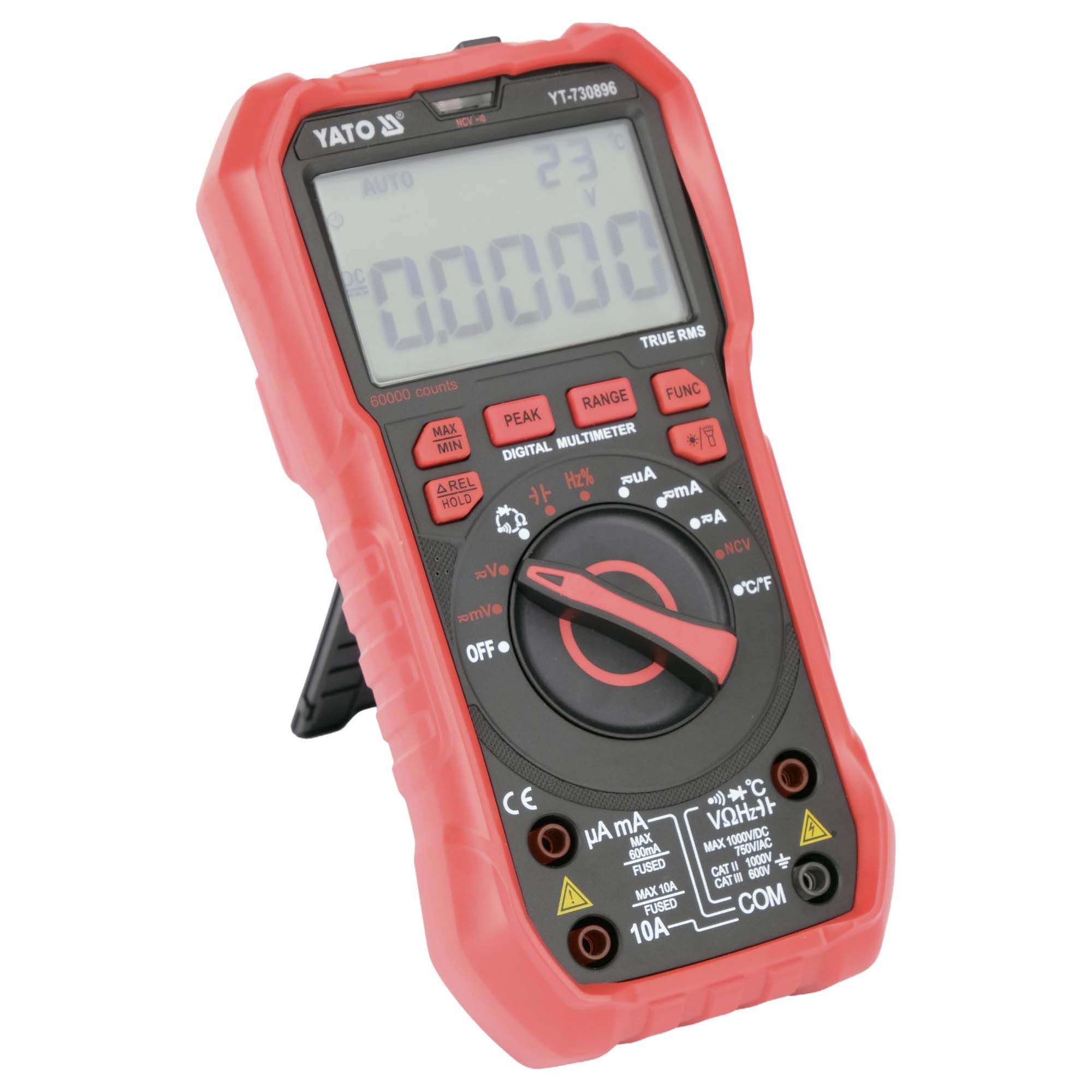 Digitaalinen yleismittari True RMS, 750 V AC / 1000 V DC, Yato YT-730896 - Image 3