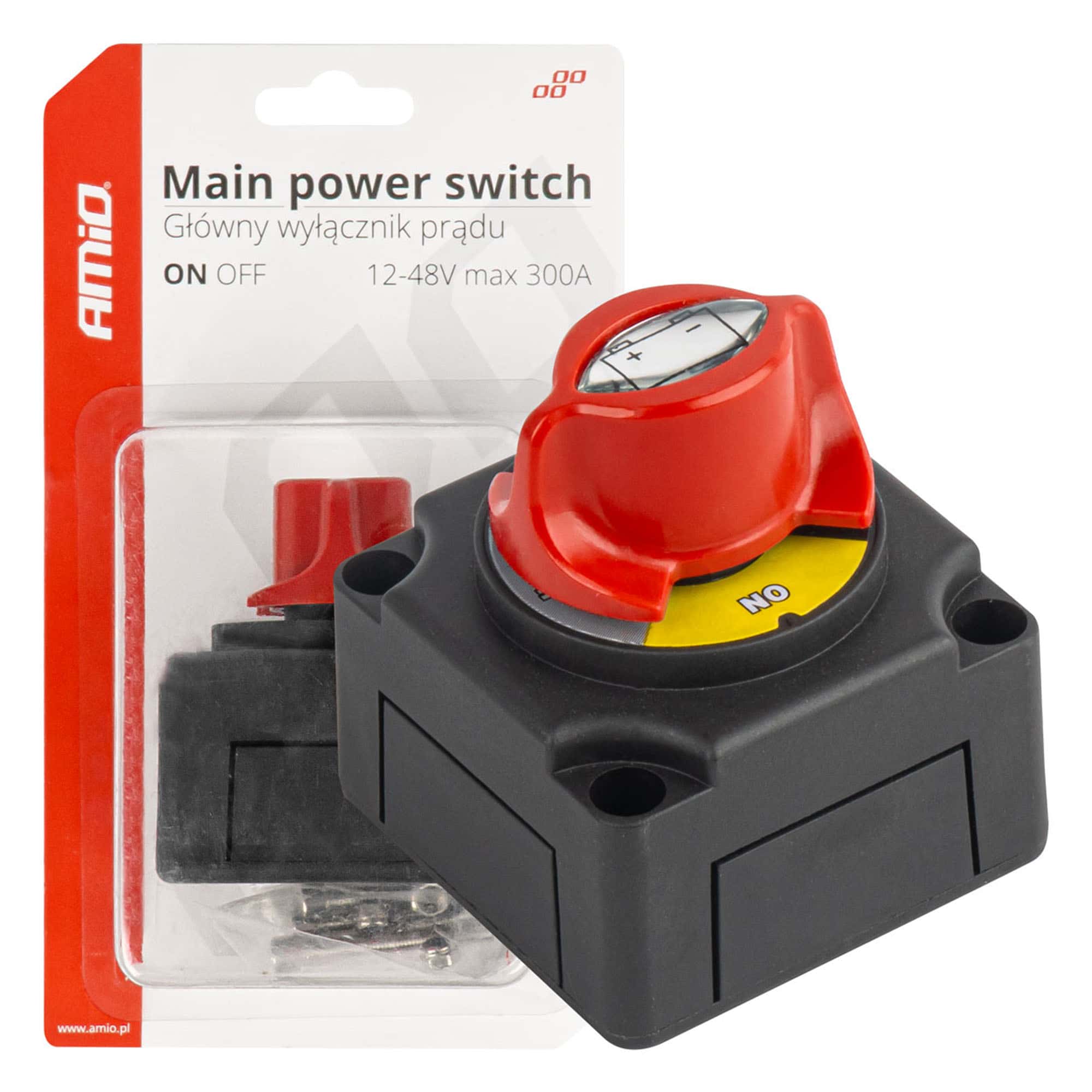 Päävirtakytkin 12-48V max 300A, Amio