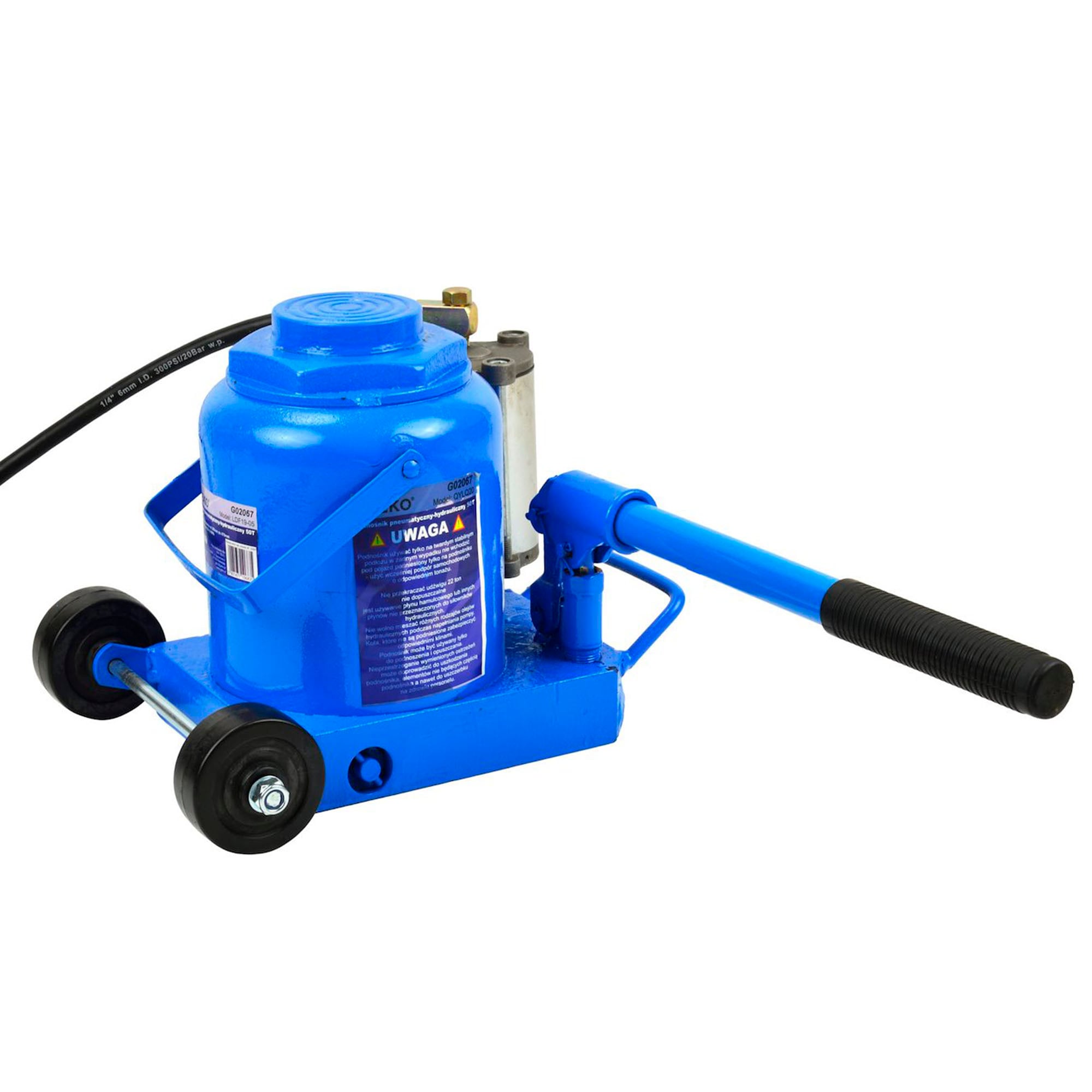 Paineilma-hydraulinen pullotunkki 50 t, Geko - Image 2