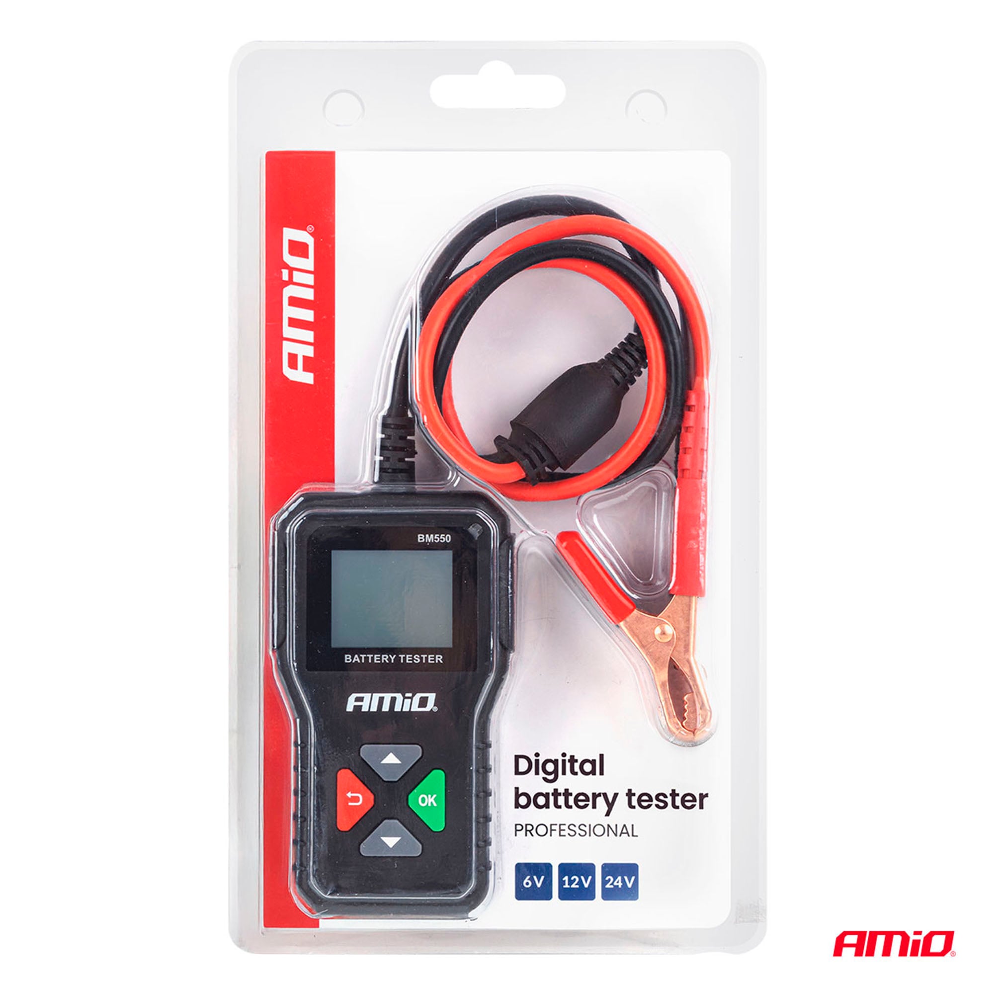 Akkutesteri 2–220 Ah 6V 12V 24V, Amio - Image 9