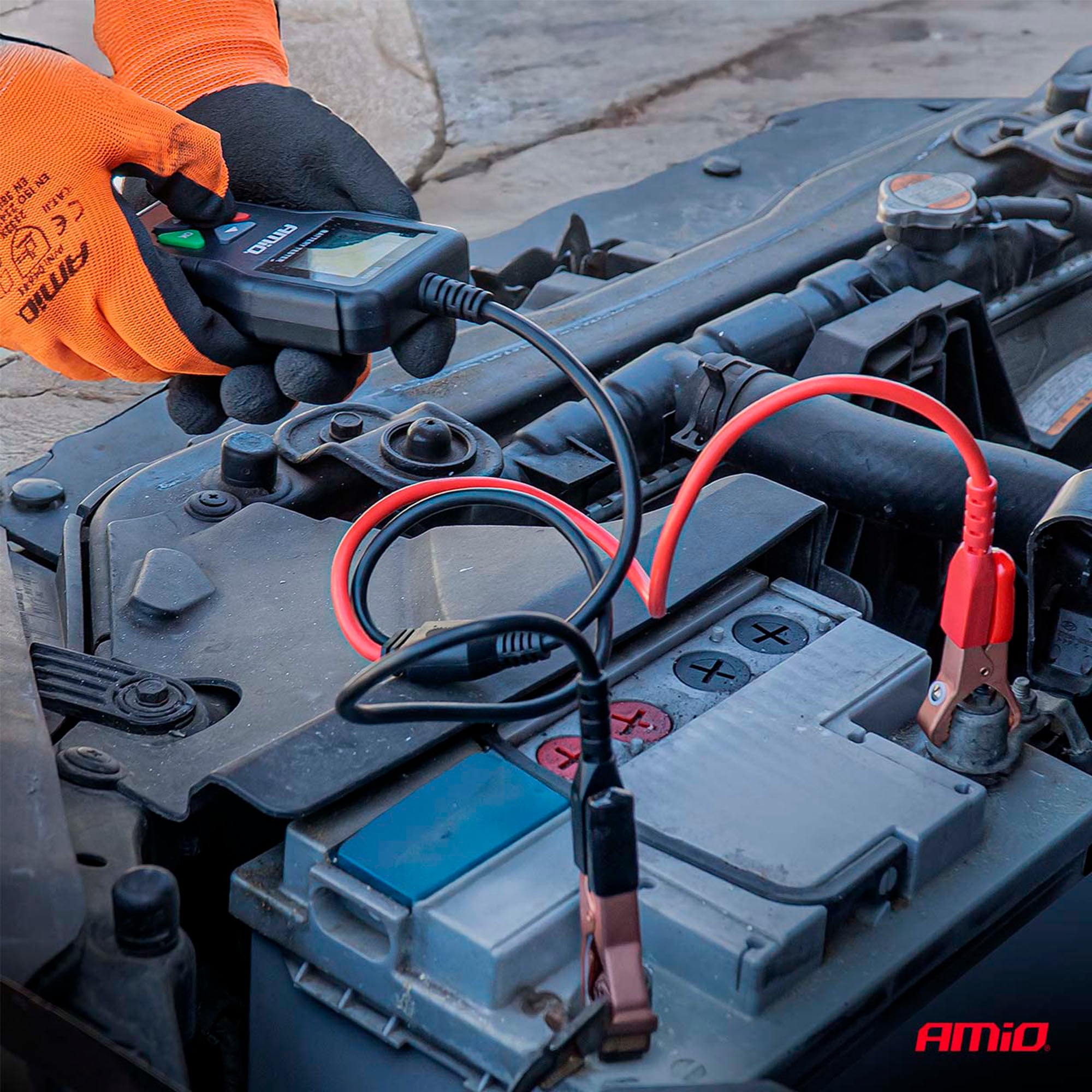 Akkutesteri 2–220 Ah 6V 12V 24V, Amio - Image 7