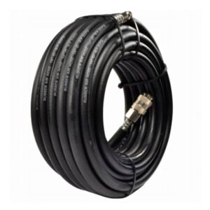 Paineilmaletku 10m 6x12mm kumi, Black.