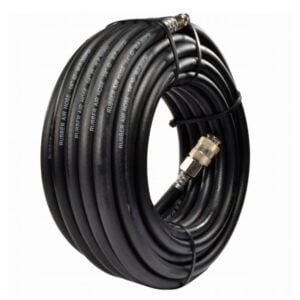 Paineilmaletku 15m 6x12mm kumi, Black.