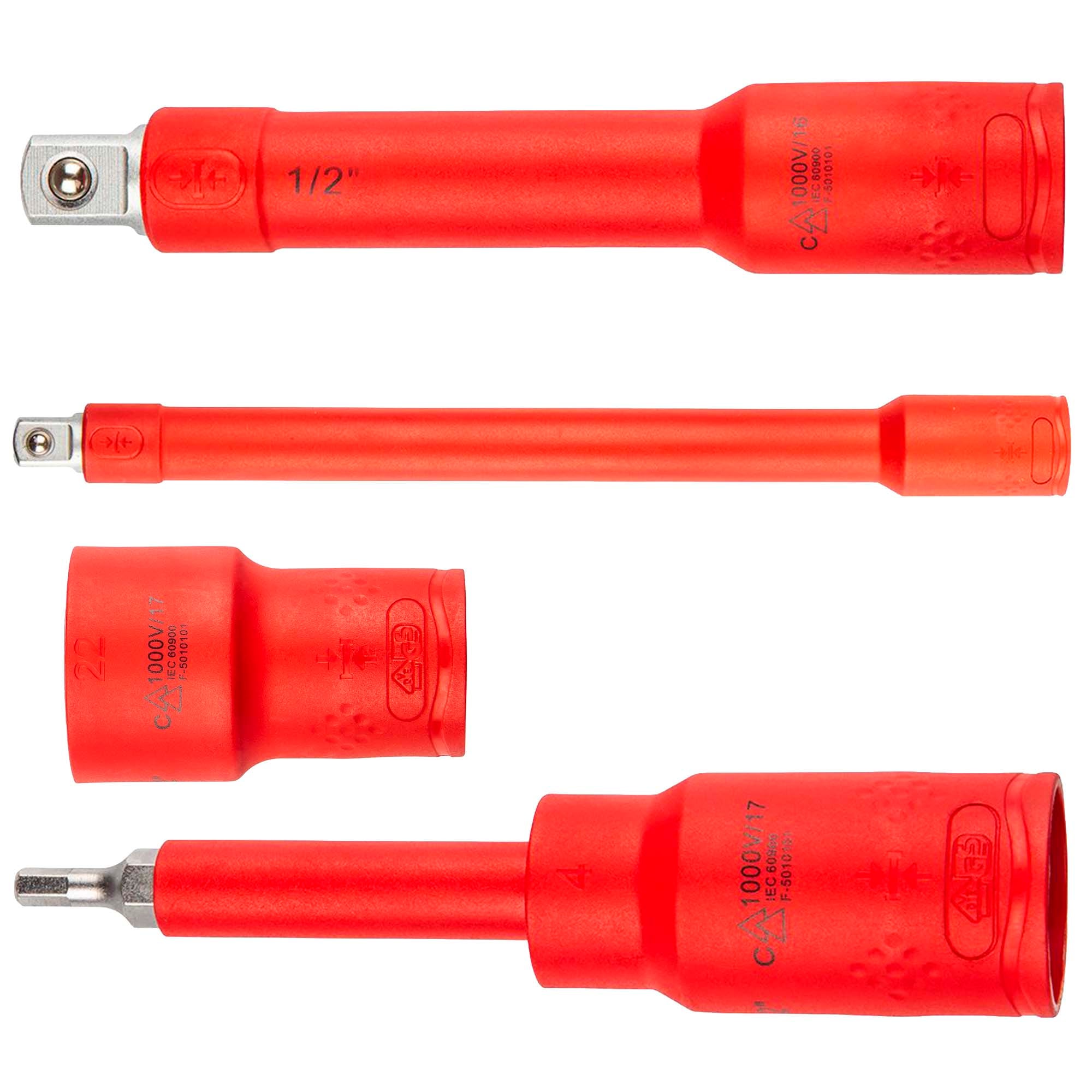 Hylsyavainsarja eristetty 1/2" 19-osaa, Neo Tools - Image 4