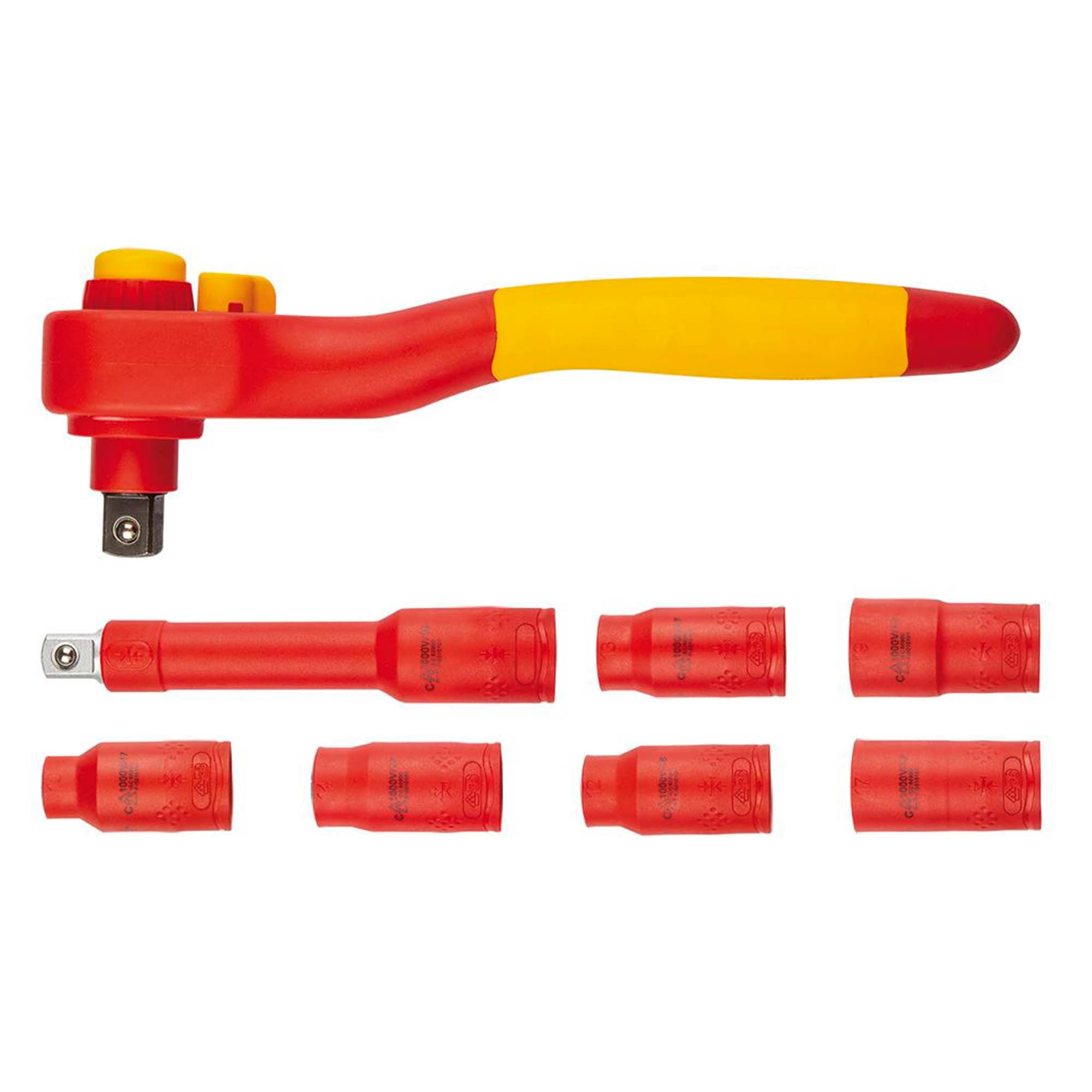 Hylsyavainsarja eristetty 1/2" 8-osaa, Neo Tools - Image 2