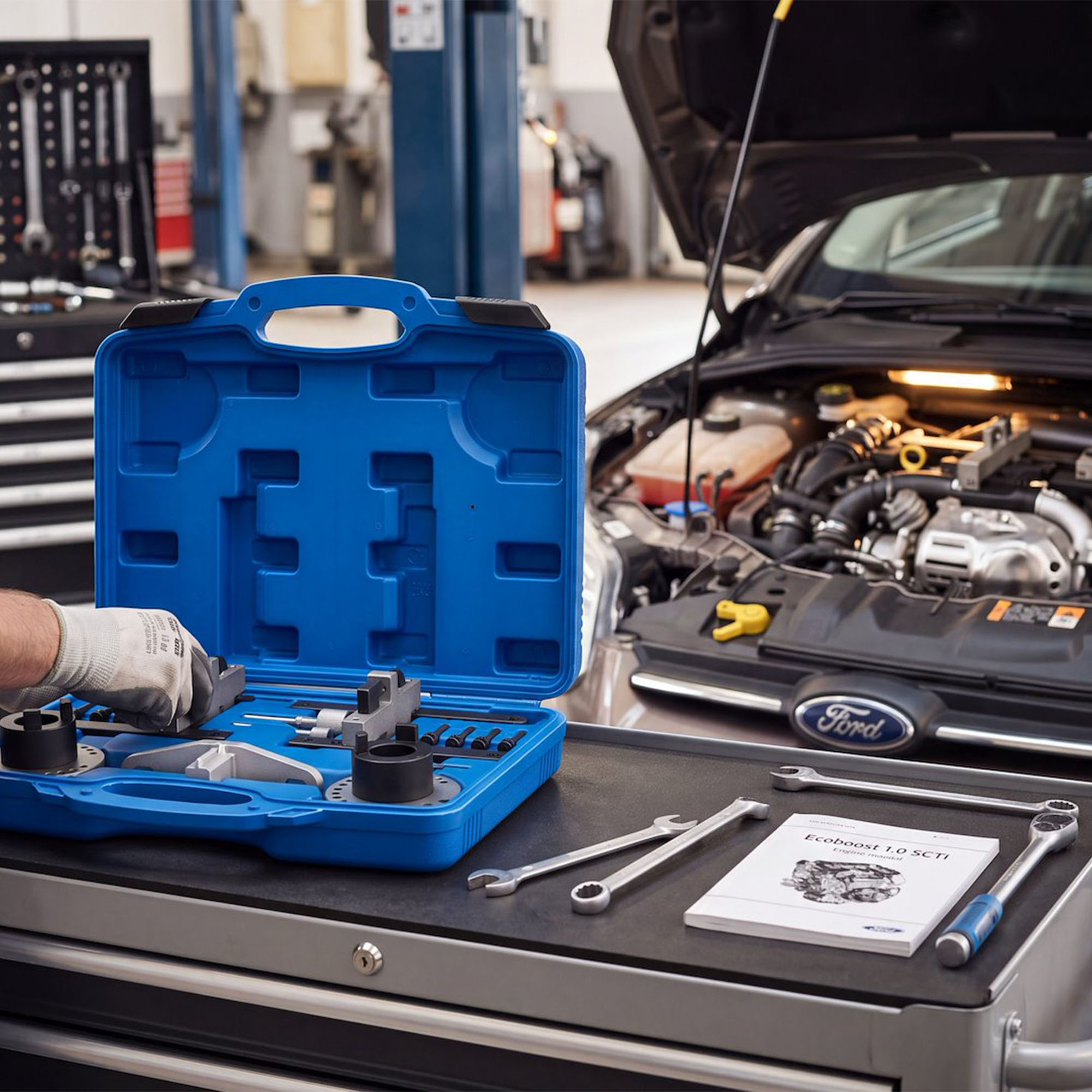 Geko G02871 ajoitustyökalusarja Ford 1.0 EcoBoost / SCTi