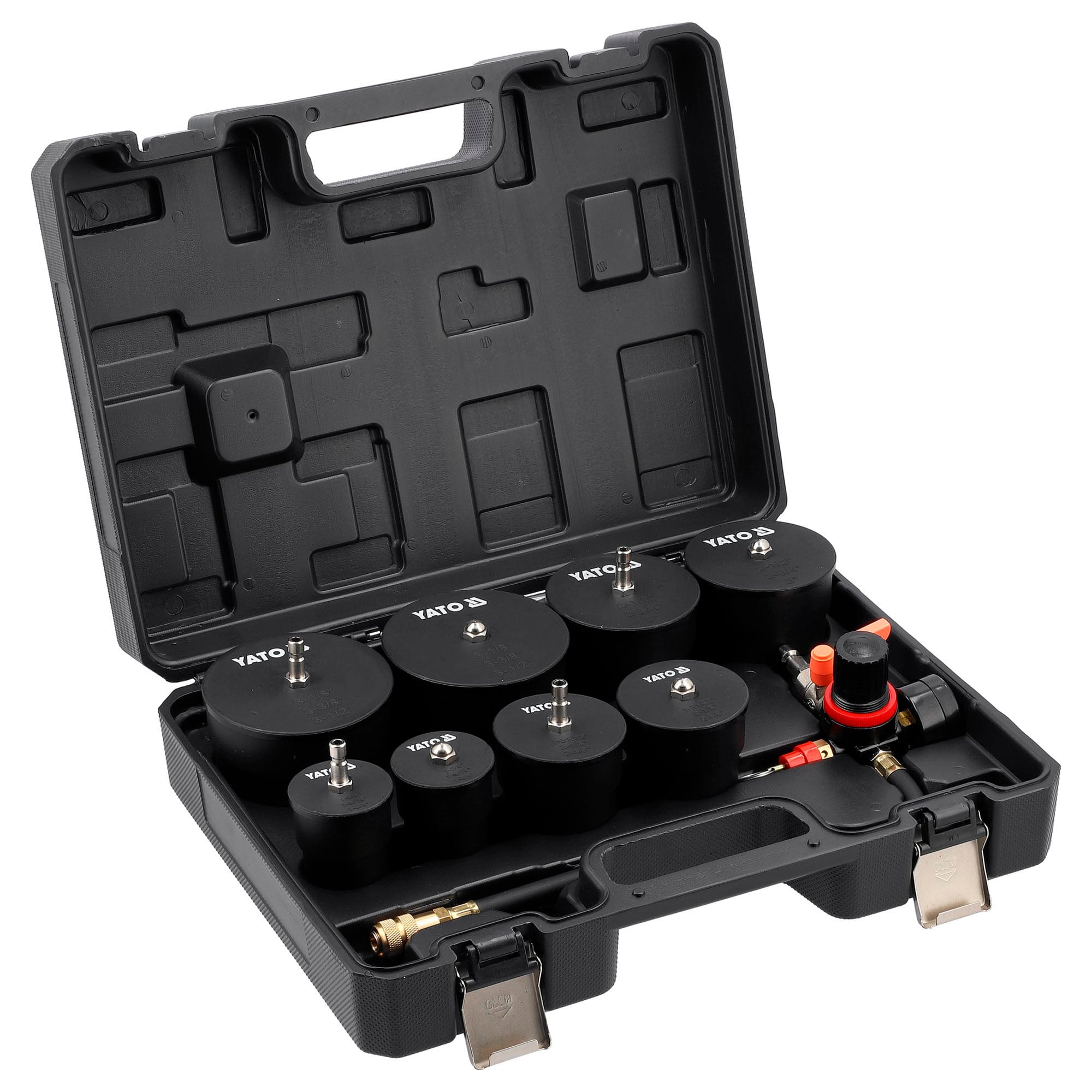 Ahtopainejärjestelmän vuototestisarja 35–90 mm – Yato YT-72962