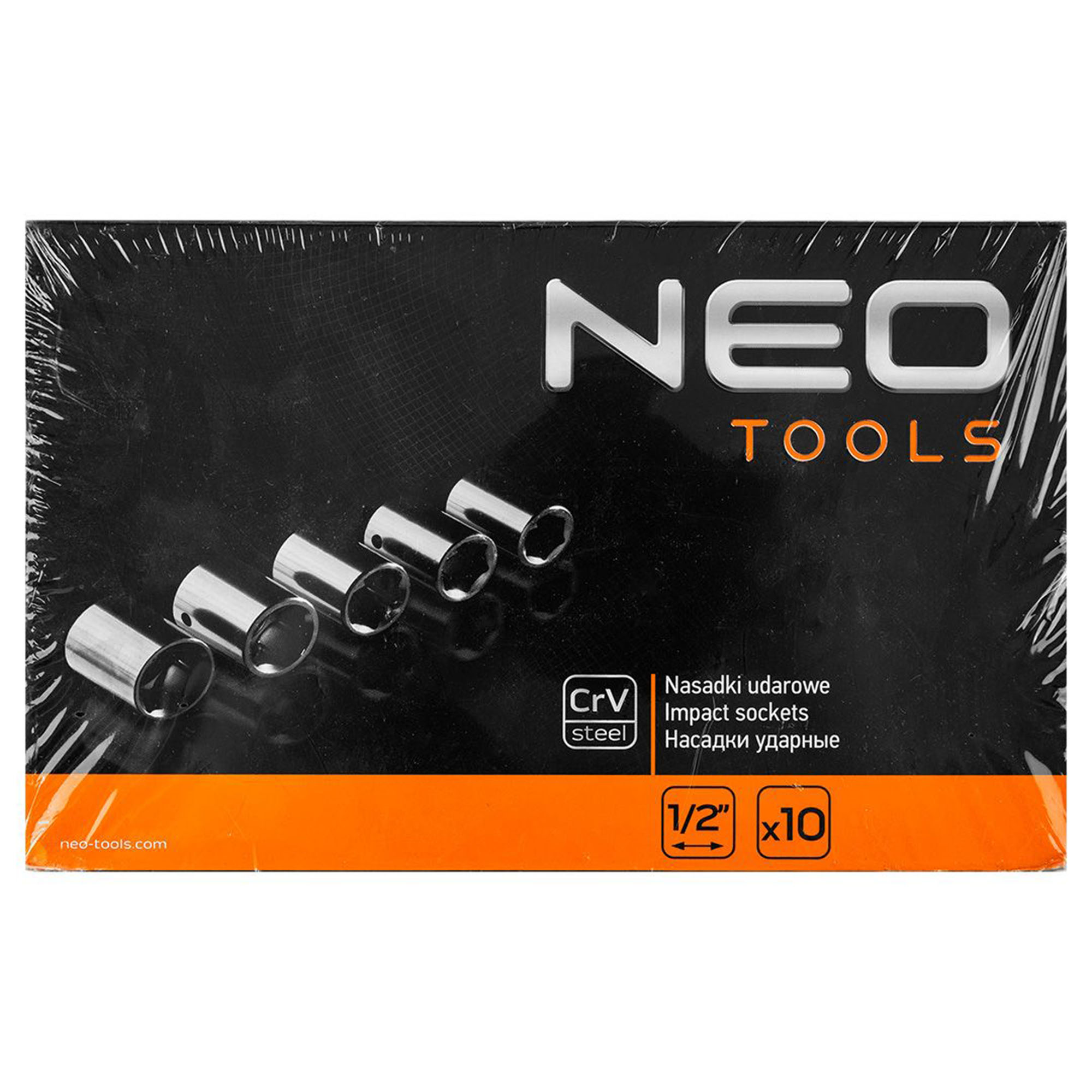 Voimahylsysarja 1/2" 10–24 mm, 10 osaa, NEO Tools 12-101 - Image 8